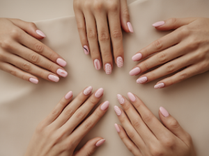 10 Milky Pink Short Nails Designs That Look Super Chic